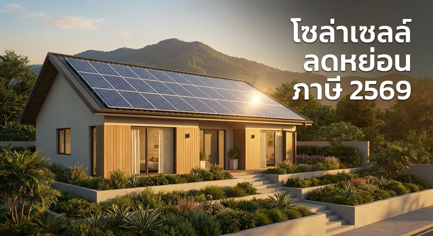 โซล่าเซลล์ ลดหย่อน ภาษี 2569 ติดตั้งกับ เอนีเทค เพชรบูรณ์ คุ้มค่าที่สุดในยุคประหยัดพลังงาน